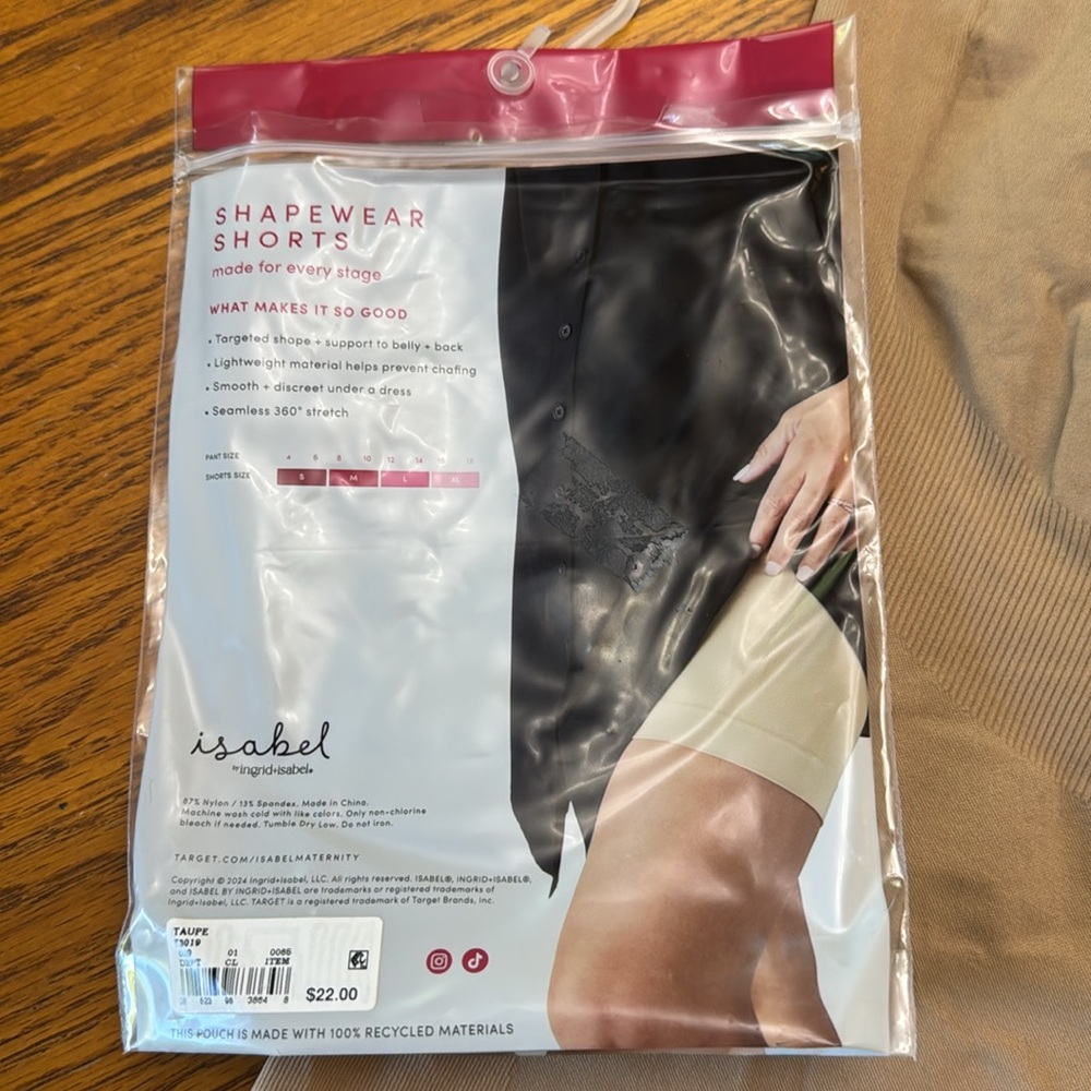 Shapewear Bike Shorts Maternity - Isabel Maternity by Ingrid & Isabel™ - Picture 7 of 10